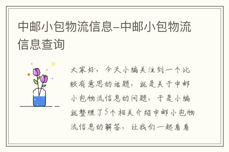 中邮小包物流信息-中邮小包物流信息查询